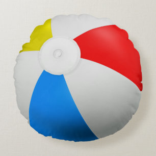 Beach Boll Pillow Pouf Rund Kudde