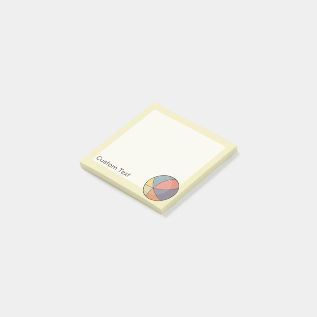 Beach Boll Post-it Block (Vinklad)