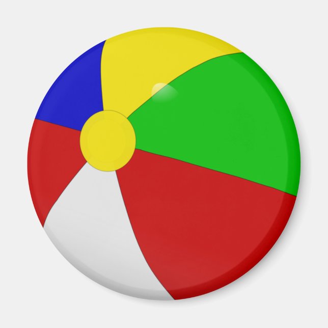 Beach Boll Stateroom-dörrmarkör Magnet (Framsidan)