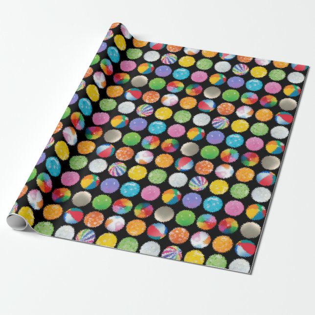 Beach Bollar Presentpapper (Utrullad)