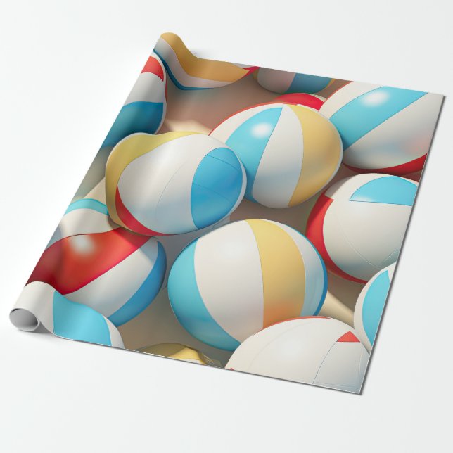 Beach Bollar Presentpapper (Utrullad)