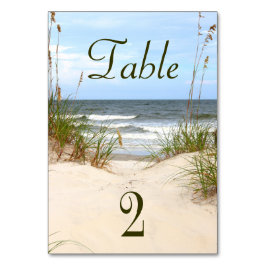 Beach Bord Bordsnummer