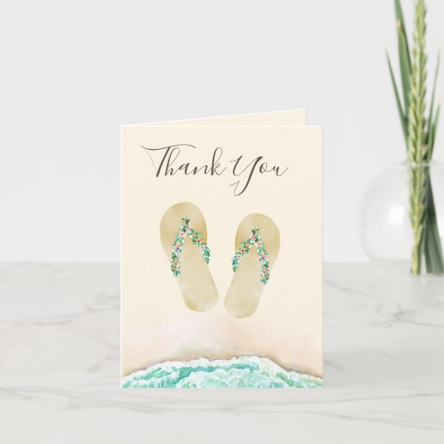 Beach Botanical Flinflip flops Tack (Framsida)