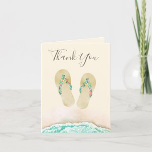 Beach Botanical Flinflip flops Tack Kort