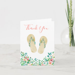 Beach Botanical Flinflip flops Tack Kort