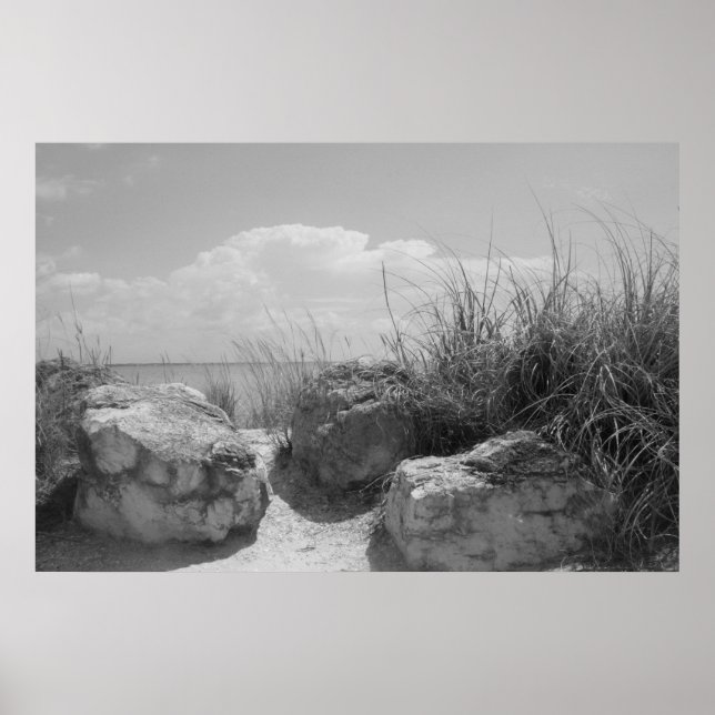 Beach Boulders Poster (Framsidan)