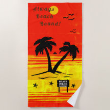 Beach Bound Blading Sol B Beach Towel