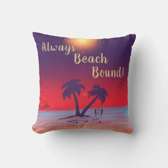 Beach Bound! Kudde (Framsida)