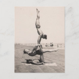 Beach Boy Balance Vykort