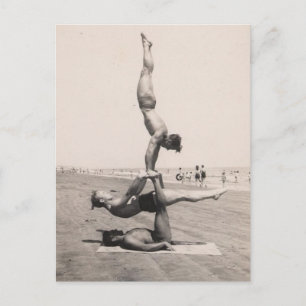 Beach Boy Balance Vykort