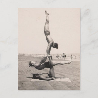 Beach Boy Balance Vykort