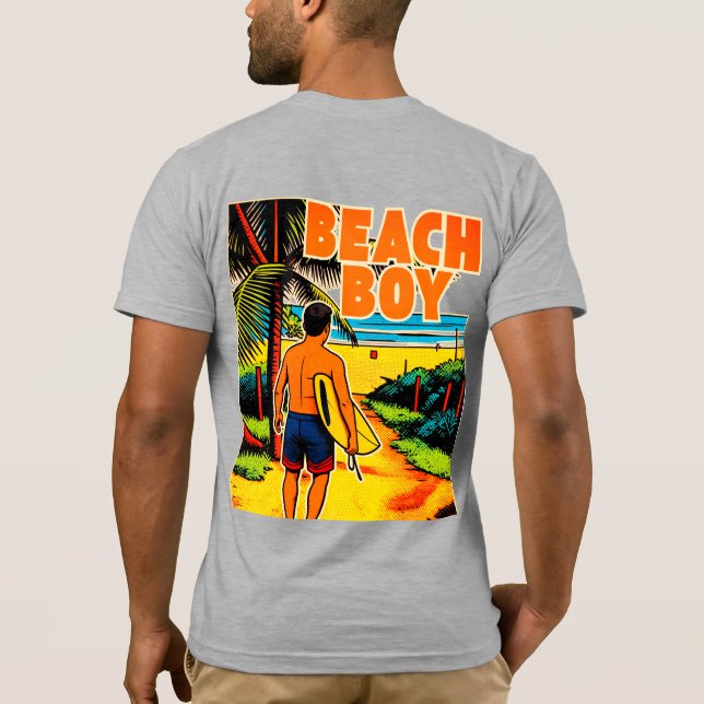 Beach Boy Grafisk T-Shirt  (Baksida)