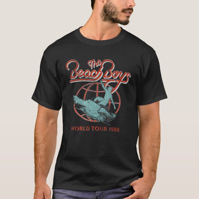 Beach Boys World Tour 1988 T Shirt (Framsida)