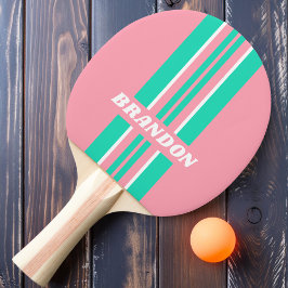 Beach Breeze Nostalgisk Rallyrand med namn Pingisracket
