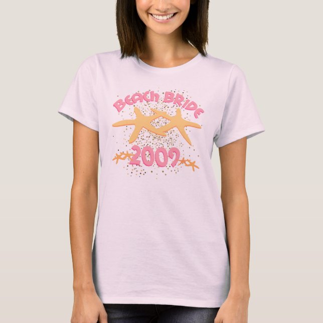 Beach Bride 2009 Tee Shirt (Framsida)
