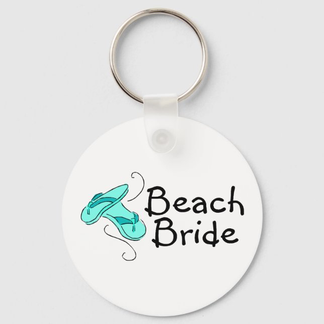 Beach Bride (Flinflip flops) Nyckelring (Framsida)