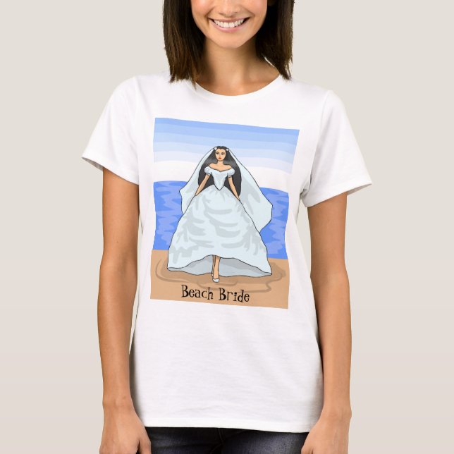 Beach Bride Shirt Tee (Framsida)