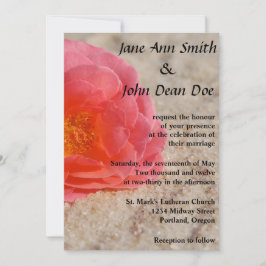 Beach bröllopsinbjudan: Ro i Sand Inbjudningar