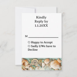 Beach bröllopsseashar OSA kort