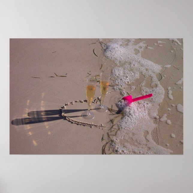 Beach Bubly by dgallery Poster (Framsidan)