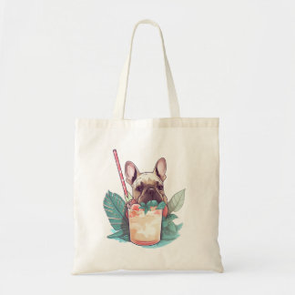 Beach Buddies: Frenchie Fizz Tote Bag Tygkasse