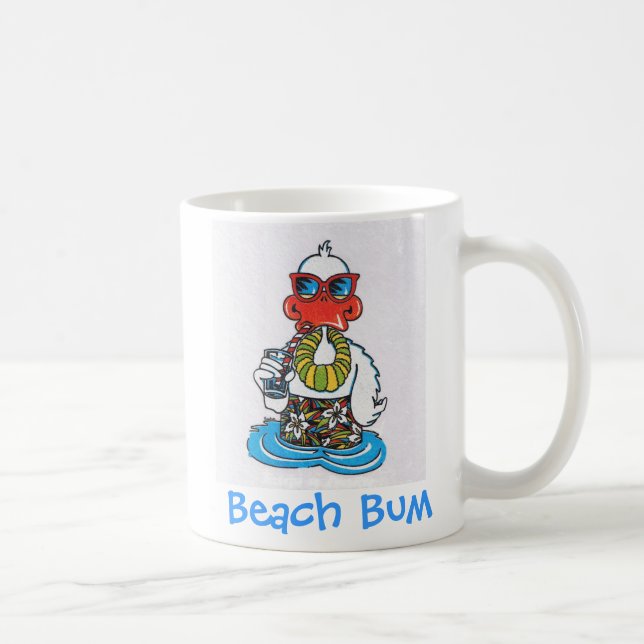 Beach Bum Anka Kaffemugg (Höger)
