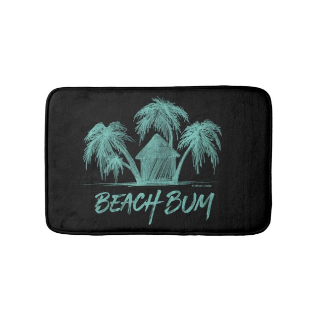 Beach Bum Bath Mat Badrumsmatta (Framsidan)
