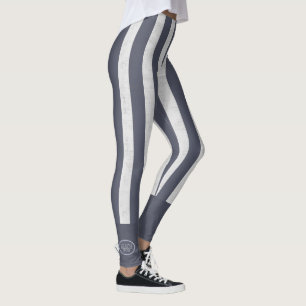 Beach Bum Bold Nautical Rand Leggings