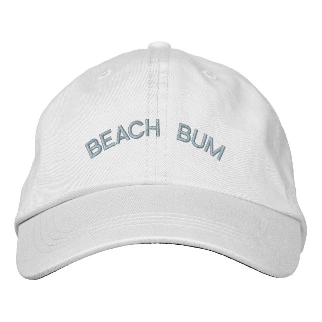 Beach Bum Embroized Hat Broderad Keps (Framsida)