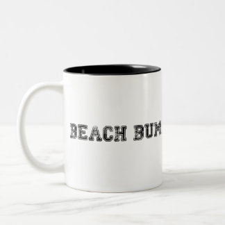 Beach Bum faed logotyp Två-Tonad Mugg
