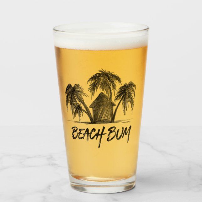 Beach Bum Glaskopp (Framsida fylld)