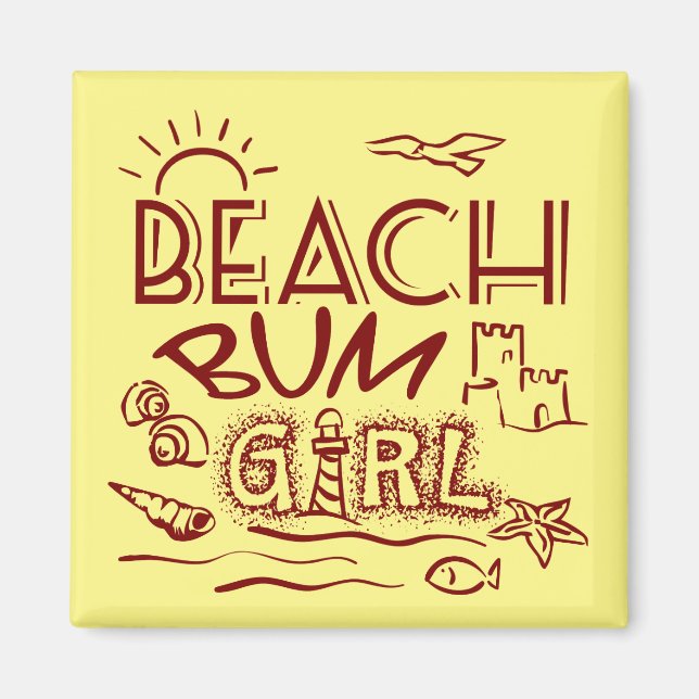 Beach Bum Magnet (Framsidan)
