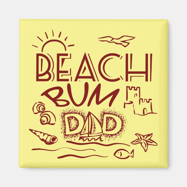Beach Bum Magnet (Framsidan)