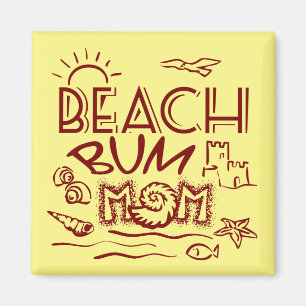 Beach Bum Morsa Magnet