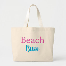 Beach Bum Ocean Vatten Sommar Swimming Tote Bag Jumbo Tygkasse