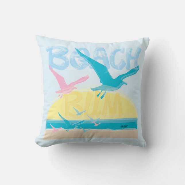 Beach Bum Pillow Kudde (Framsida)