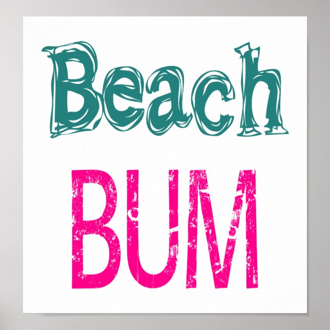 Beach Bum Poster (Framsidan)