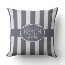 Beach Bum Seas Dag Blue och White Nautical