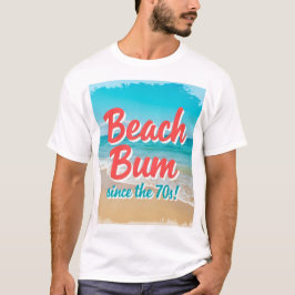 Beach Bum sedan 70-talet T Shirt
