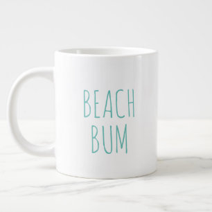 "Beach Bum" Simple Modern Farmhouse Jumbo Mugg