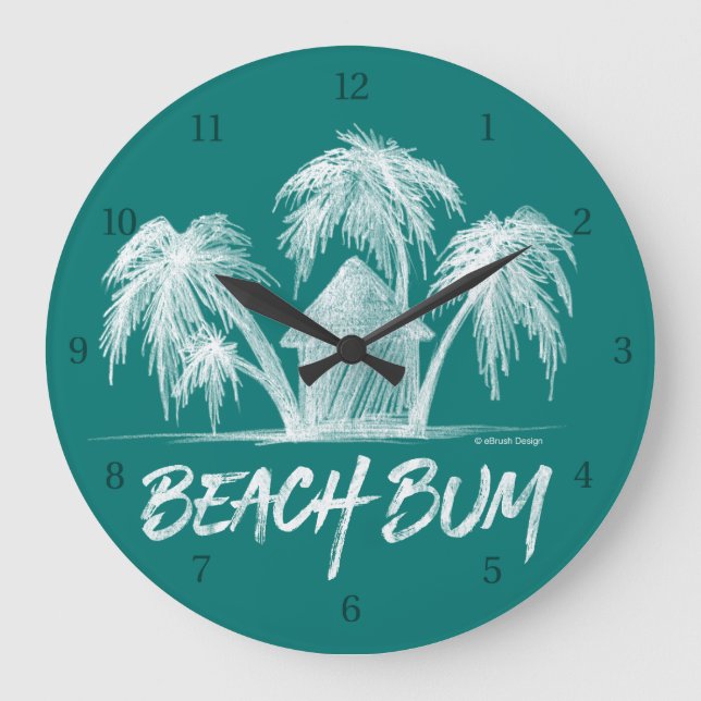 Beach Bum Stor Klocka (Framsida)