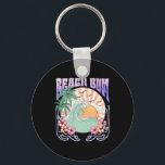Beach Bum Sunset Summer Vacation Hawaii Family Mat Nyckelring<br><div class="desc">Beach Bum Sunset Summer Vacation Hawaii Family Matching</div>