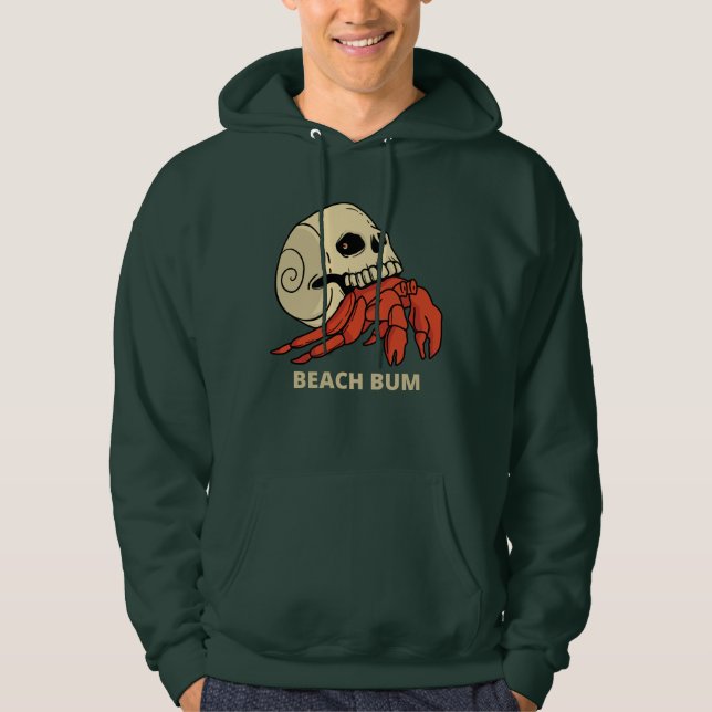 Beach Bum Sweat Shirt Hoodie (Framsida)