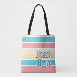 Beach Bum Tote Bag Tygkasse
