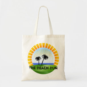 Beach Bum Tropical Tote Bag Tygkasse