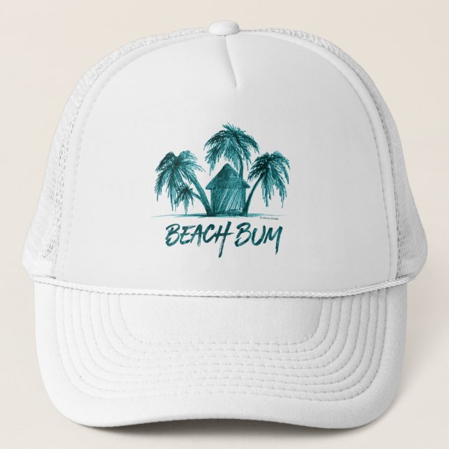 Beach Bum Truckerkeps (Framsida)