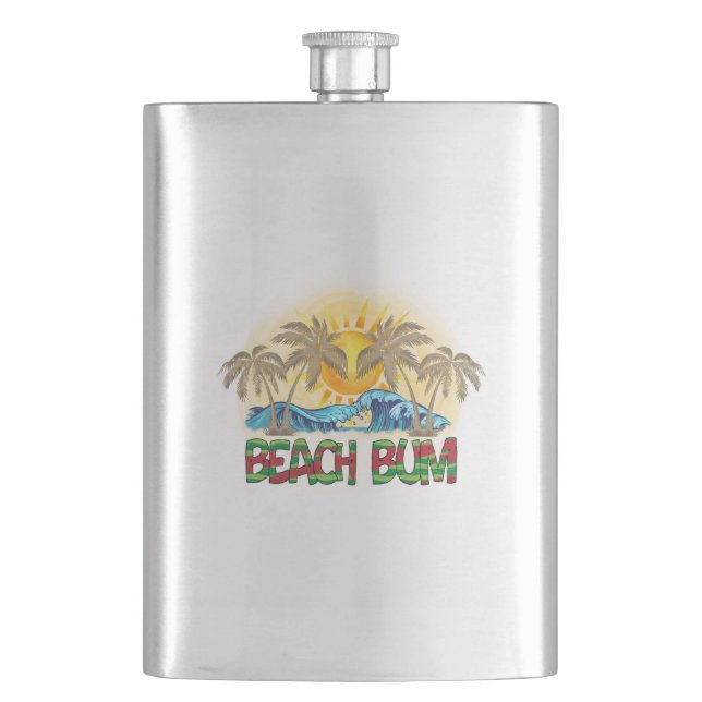 Beach Bum | Vinkara oceanen | Tropiskt Fickplunta (Framsidan)