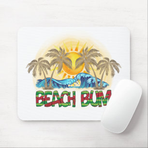 Beach Bum Vinkara oceanen Tropiskt Musmatta