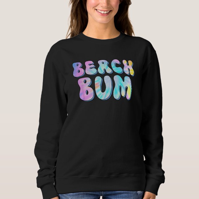 Beach Bum Vintage Trendy T Shirt (Framsida)