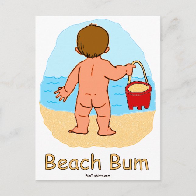 Beach Bum-vykort Vykort (Framsida)
